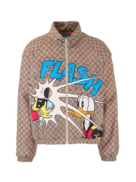 gucci mickey mouse bomber jacket|Gucci donald duck bomber jacket.